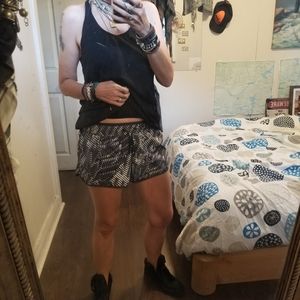 Sport outfit, black gray and white, polyester